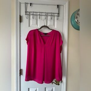 INC International Concepts inverted pleat blouse